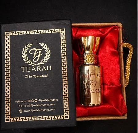 Tijarah Knight Oud Attar - Unisex - Long Lasting Non-Alcoholic Roll on Attar (12ml)