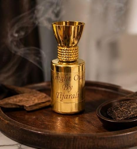 Tijarah Knight Oud Attar - Unisex - Long Lasting Non-Alcoholic Roll on Attar (12ml)