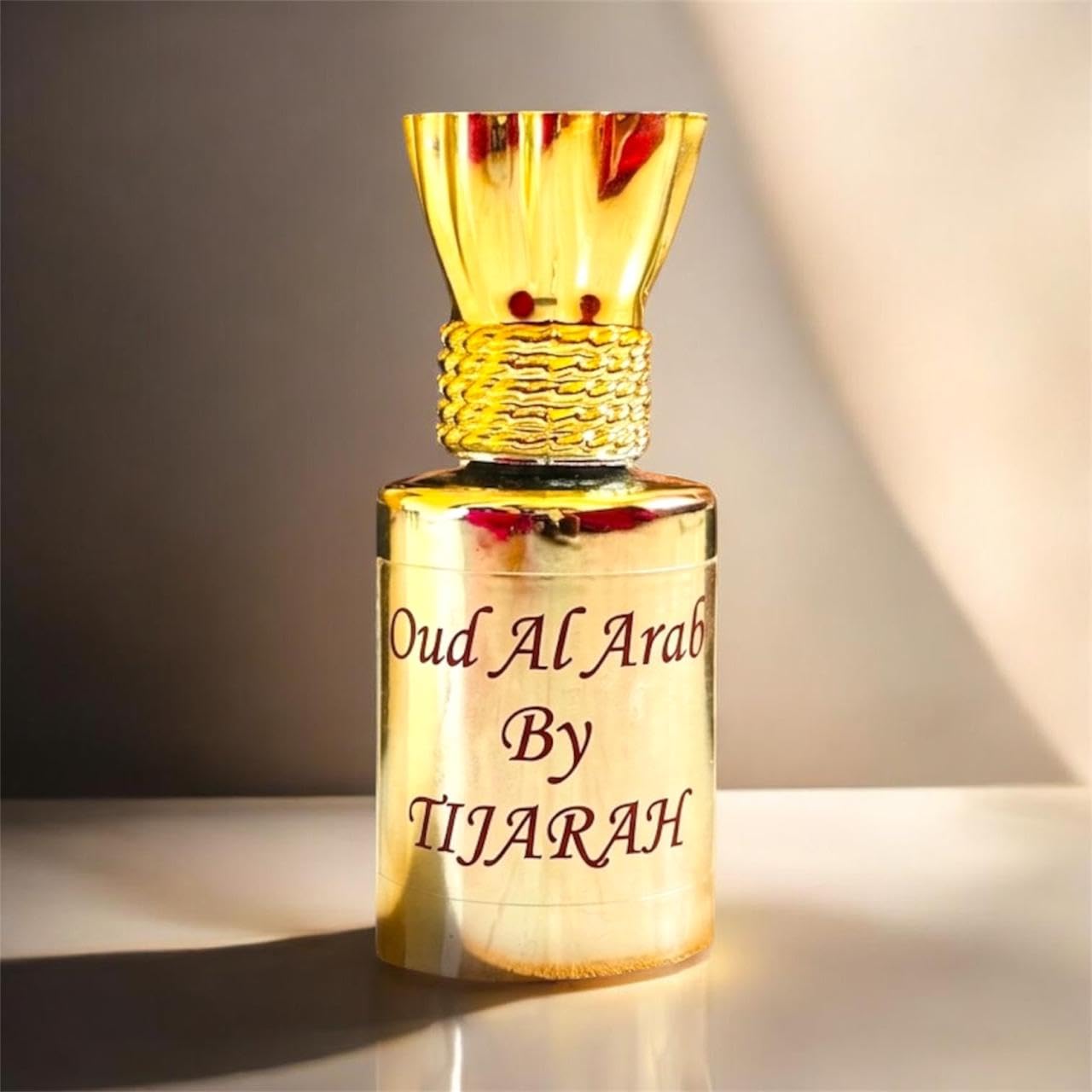 TIJARAH Oud Al Arab Attar, Non-Alcoholic Roll-On Perfume Oil, Long Lasting (6ml)