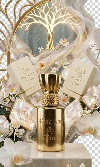 Tijarah White Gold - Long Lasting Non-Alcoholic - Roll on Attar - (6ml)
