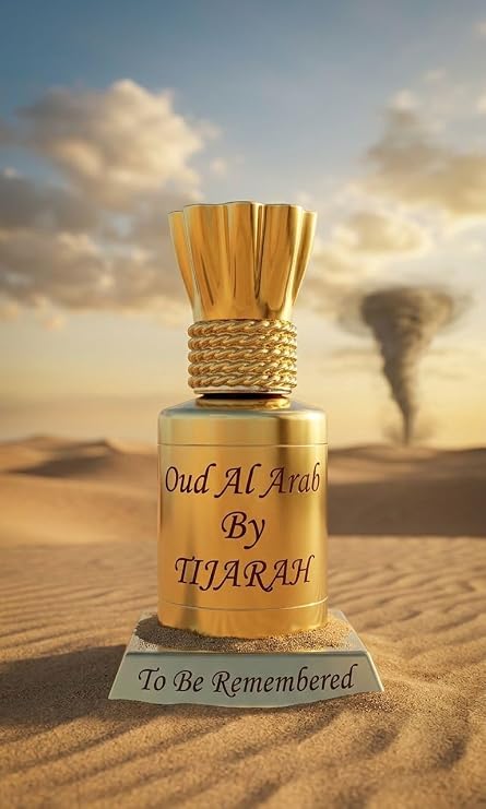 TIJARAH Oud Al Arab Attar, Non-Alcoholic Roll-On Perfume Oil, Long Lasting (12ml)