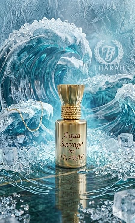 Tijarah Aqua Savage Roll-on Attar, Long Lasting, Non-Alcoholic, 6ml