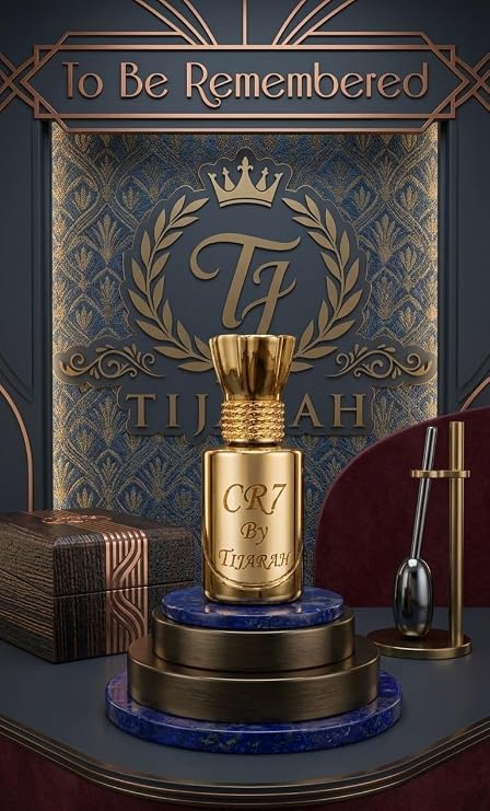 Tijarah CR7 Attar, Non-Alcoholic Roll-on Perfume Oil, Long Lasting, 6ml