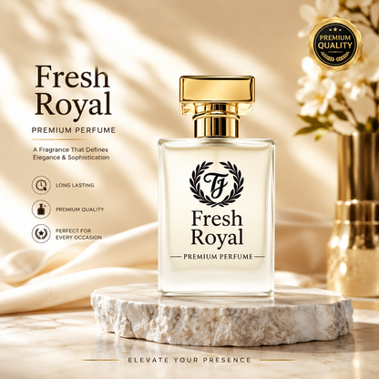 TIJARAH Fresh Royal Premium Perfume - Long Lasting Refreshing Fragrance