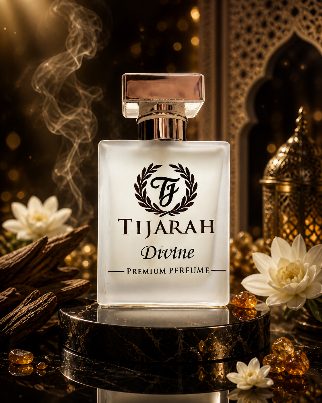 Tijarah Divine Long Lasting Perfume for Unisex - Extrait de Parfum- 50ml
